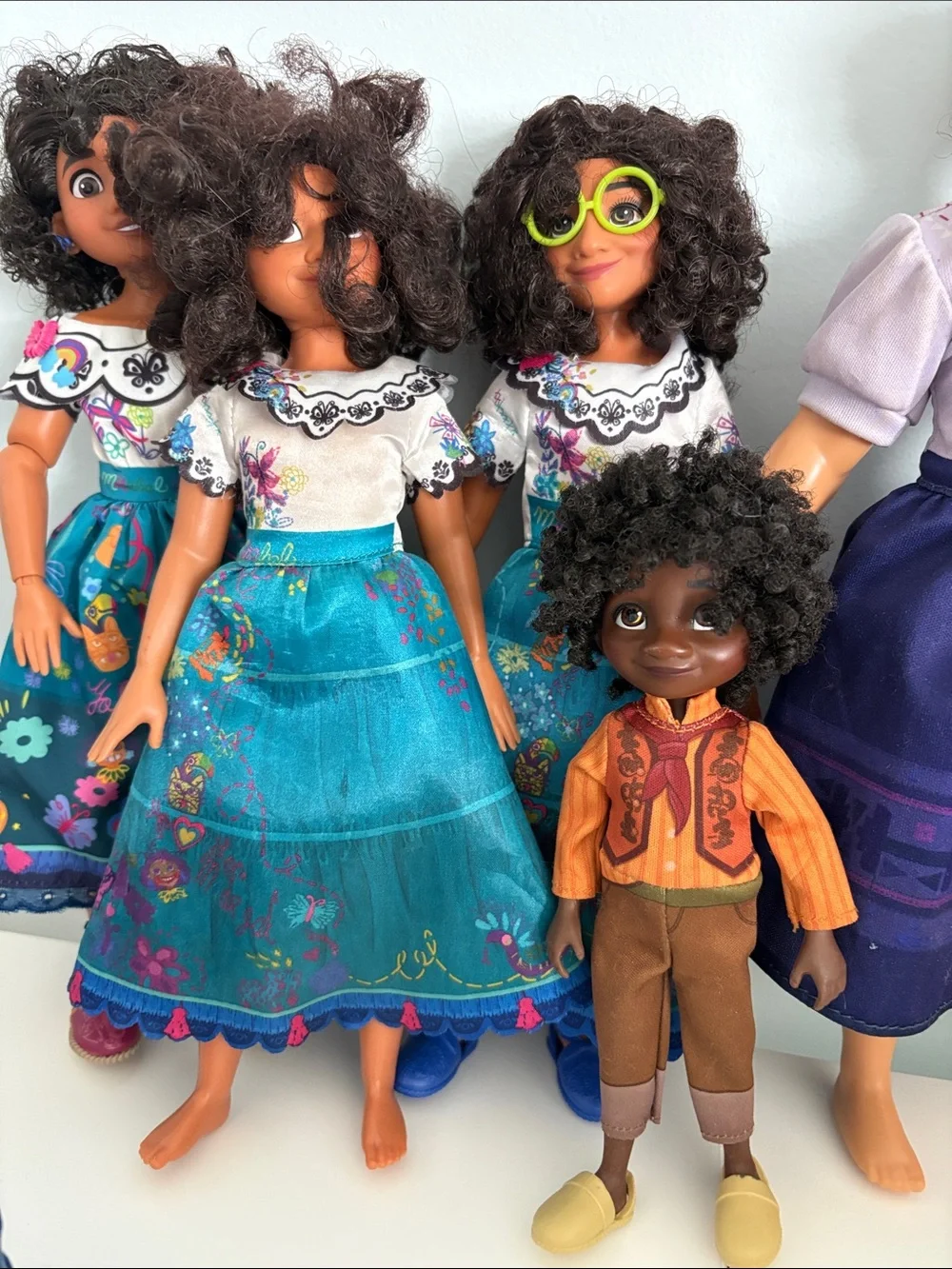 Disney Encanto dolls Mirabella, Isabella & Antonio
